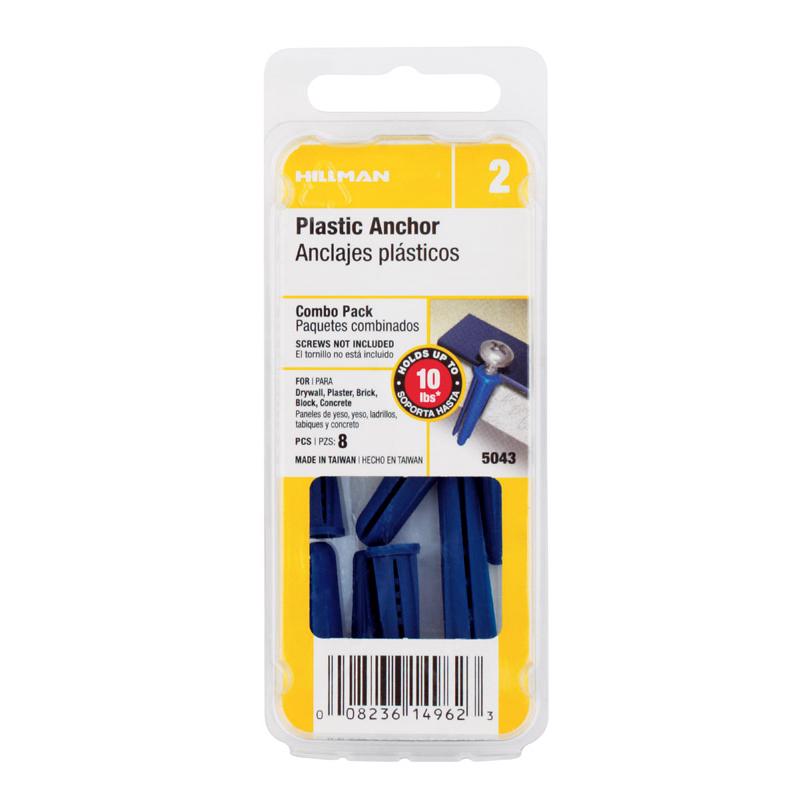 ANCHOR PLASTIC ASST CD8 - Pack of 10