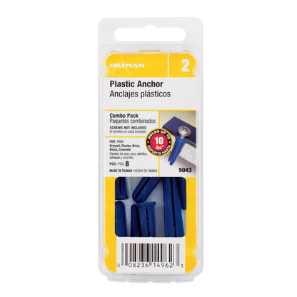 ANCHOR PLASTIC ASST CD8 - Pack of 10