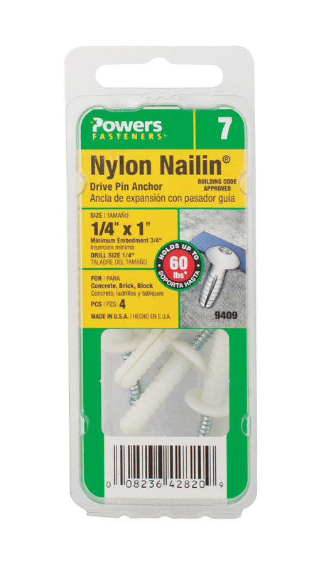 ANCHOR 1/4X/TR NYLON CD4 - Pack of 6