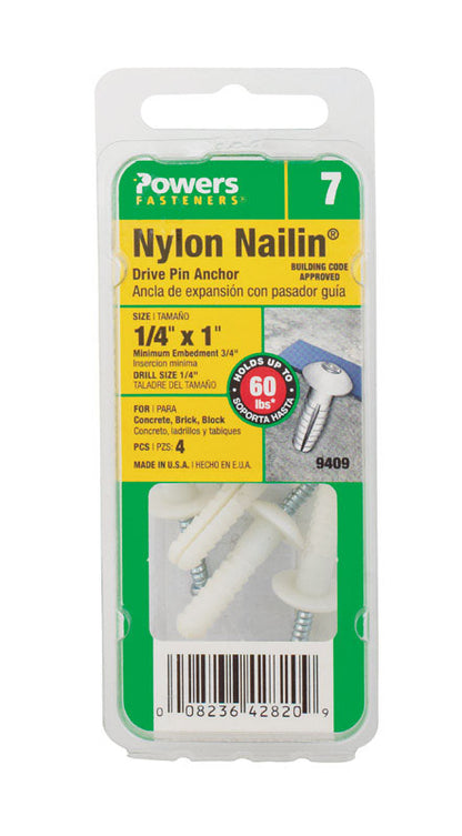 ANCHOR 1/4X/TR NYLON CD4 - Pack of 6