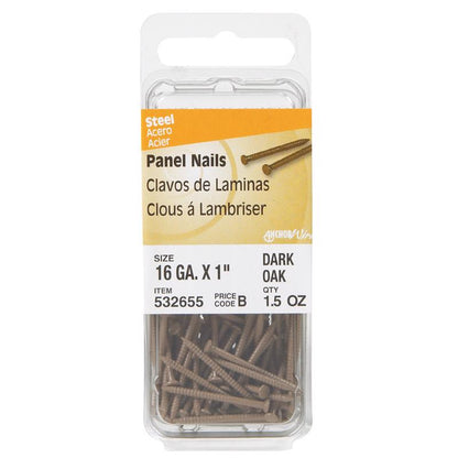 PANEL NAIL1" DK OAK 1.5 - Pack of 6