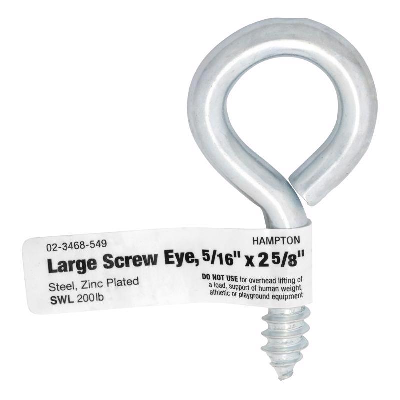 SCREWEYE LG 5/16"X2-5/8" - Pack of 20