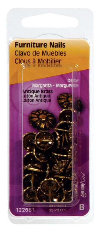 FURNITRE NAIL DAISY 25PK - Pack of 6