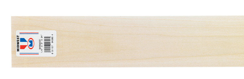 BASSWD SHEET 1/4X3X24" - Pack of 5