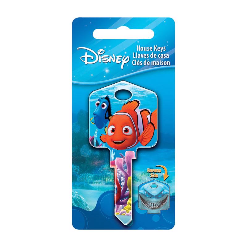 Set of five Disney Finding Nemo cylinder-painted sports T-shirts by Emery Jensen, featuring colorful Nemo and ocean graphics.