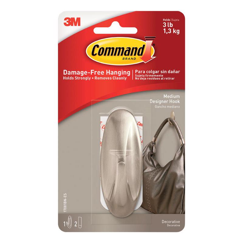HOOK COMMAND MED BRNICKL - Pack of 4