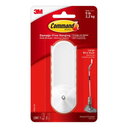 HOOK COMMAND LG WIRE - Pack of 4