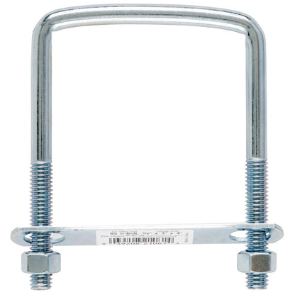 BOLT U SQ 3/8"X3"X4" - Pack of 10
