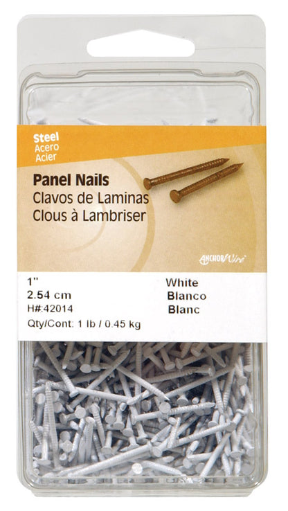 PANEL NAIL1-5/8"WHITE1LB - Pack of 3