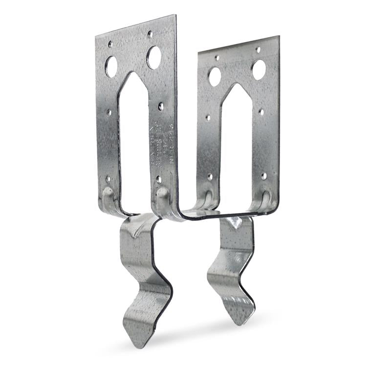 Pack of 10 Emery Jensen POST BASE ZMAX PB44Z 4x4 triple zinc connectors for sturdy post connections.