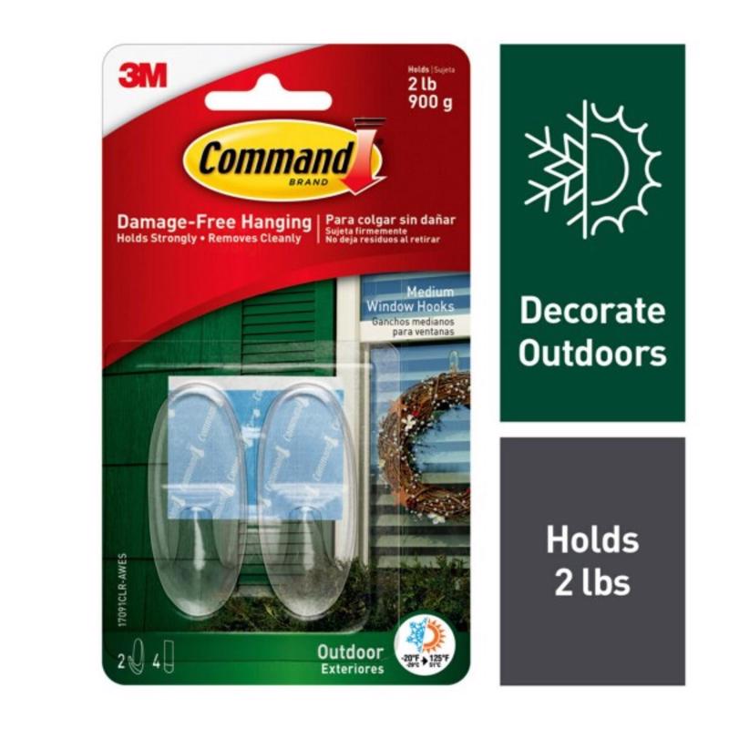 OUTDR WINDW HOOK MED 2PK - Pack of 4