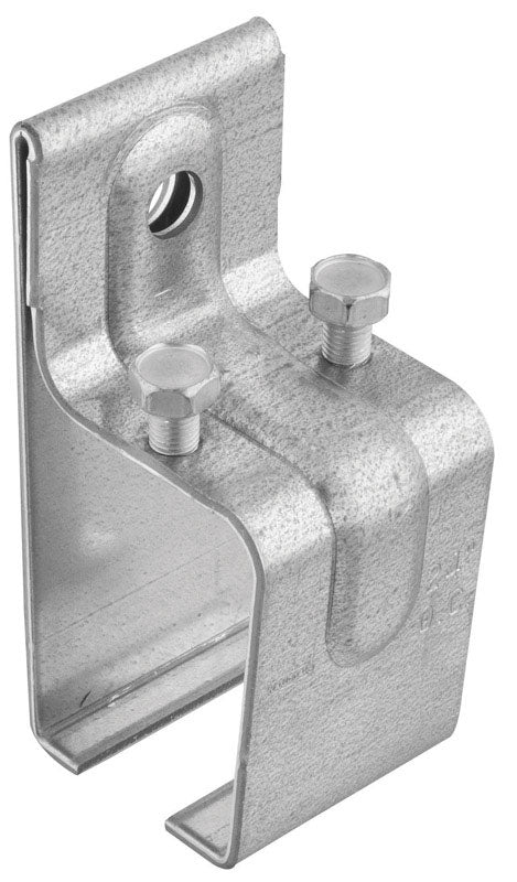 Set of five Emery Jensen exterior barn door single SPC box brackets, sturdy metal hardware for barn door installation.