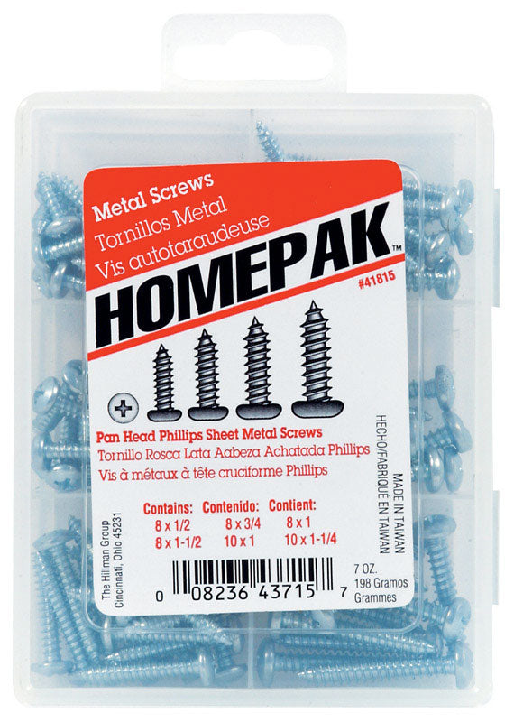 SHEET METAL SCREW ASST - Pack of 5