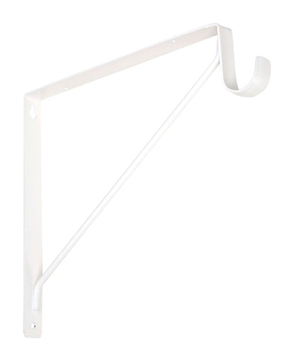 Shelf/rod BRACKET WHITE - Pack of 20