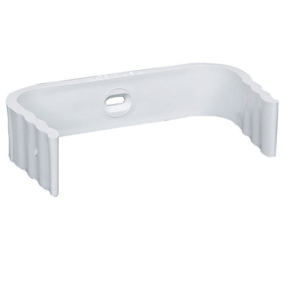 Emery Jensen DWNSPOUT BAND VNYL WHT pack of 24 vinyl accessories for rain gutter drainage and leak prevention.