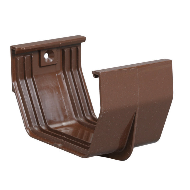 GUTTER CONNECTR VNYL BRWN - Pack of 25
