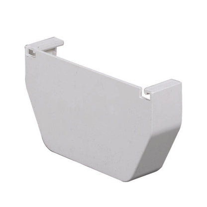 GUTTER END CAP WHITE - Pack of 20