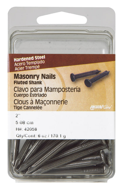 MASONRY NAIL 2" 6OZ - Pack of 5