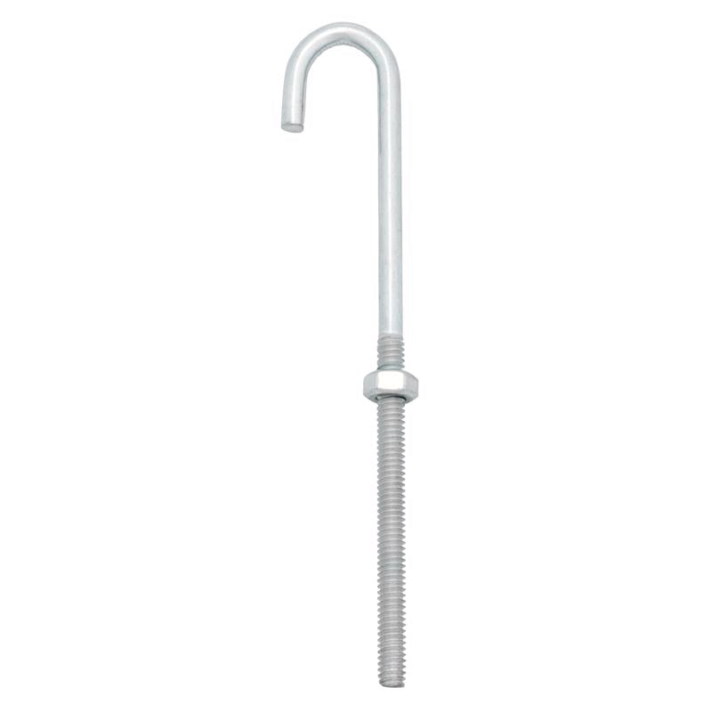 BOLT J W/nut 1/4"X6" - Pack of 10