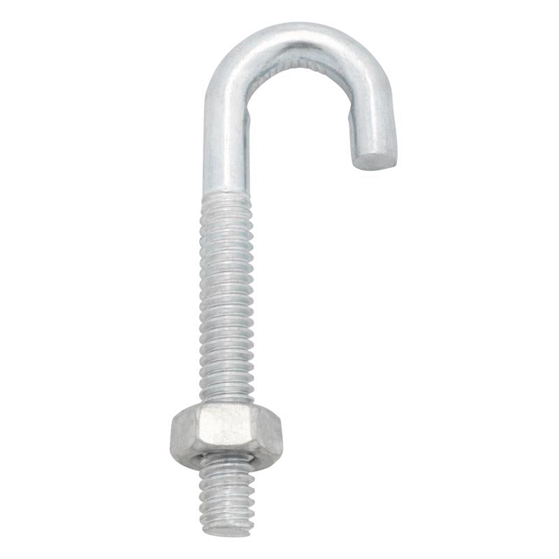BOLT J W/nut 3/8"X3-3/4" - Pack of 10