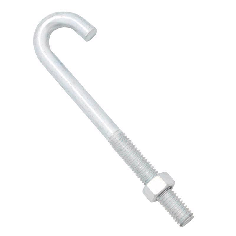 BOLT J W/nut 3/8"X5" - Pack of 10