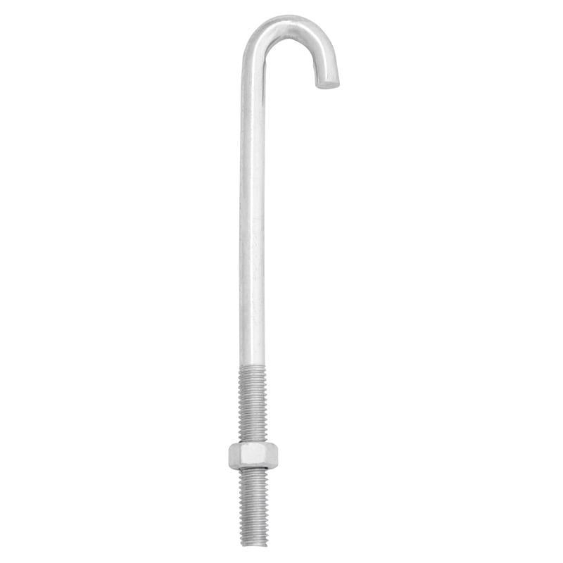 BOLT J W/nut 3/8"X7" - Pack of 10