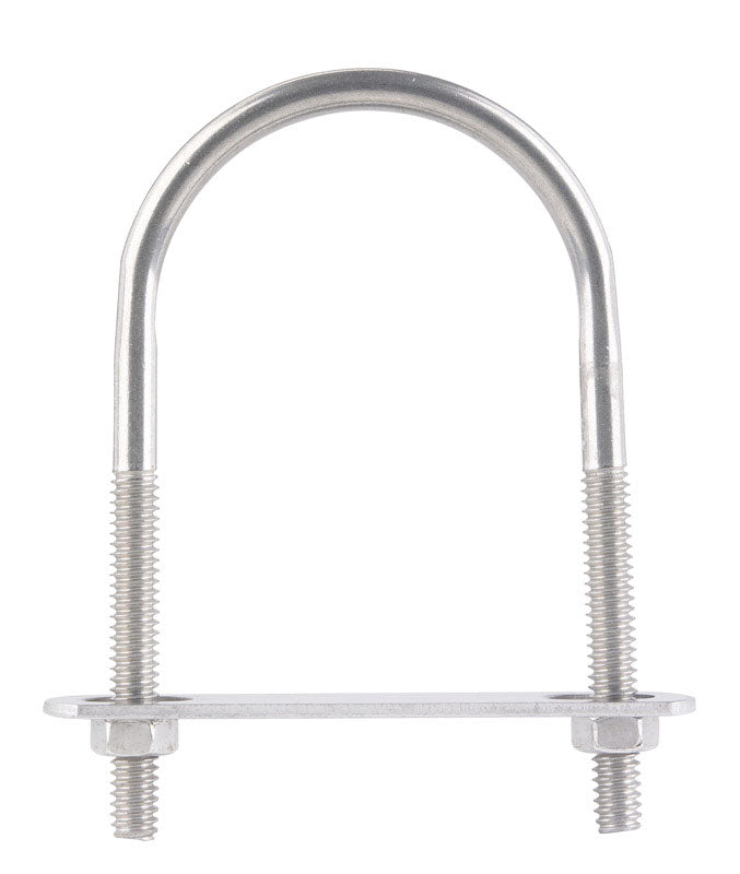 BOLT U 1/4"X2"X3.5" SS - Pack of 5