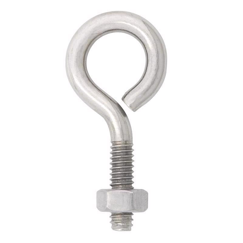 BOLT EYE 1/4"X2"SS - Pack of 10