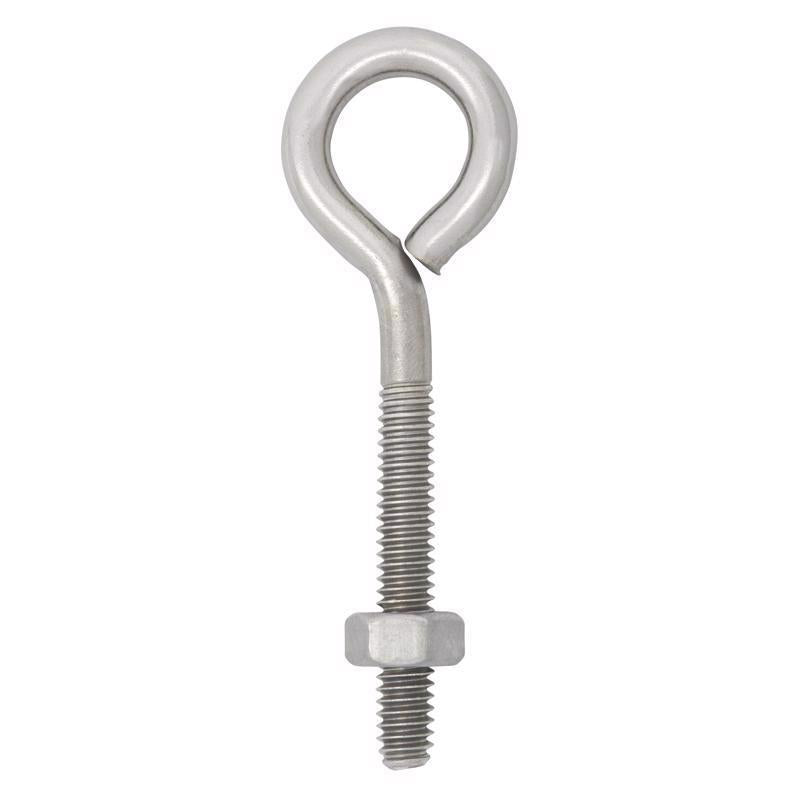 BOLT EYE 1/4"X3"SS - Pack of 10