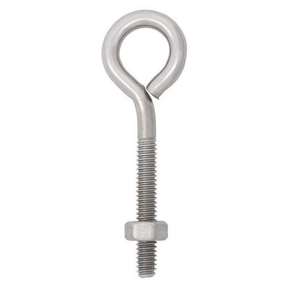 BOLT EYE 1/4"X3"SS - Pack of 10