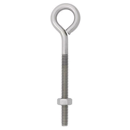 BOLT EYE 1/4"X4"SS - Pack of 10