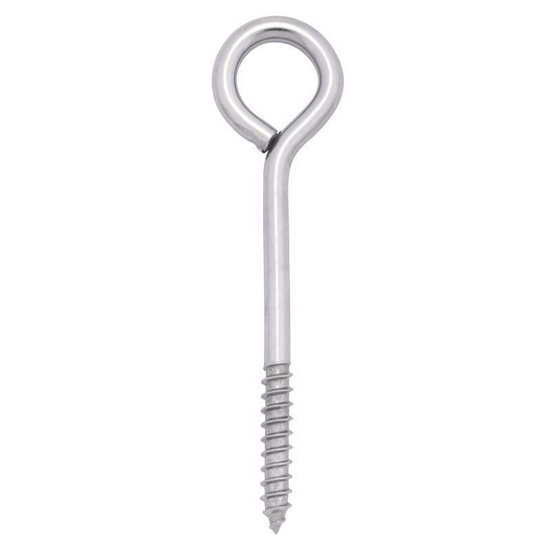 BOLT EYE LAG 1/4"X3.75SS - Pack of 5