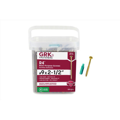 R4 SCREW #9 x 2-1/2" - Pack of 2