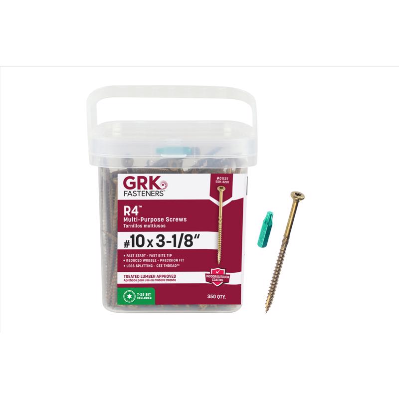 R4 SCREW #10 x 3-1/8" - Pack of 2