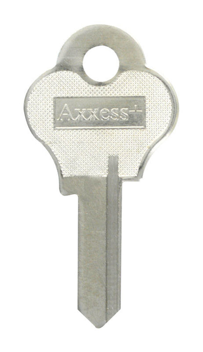 Set of 10 Emery Jensen KEYKRAFTER #3 brass keys, showing smooth brass finish and key teeth for secure locking applications.