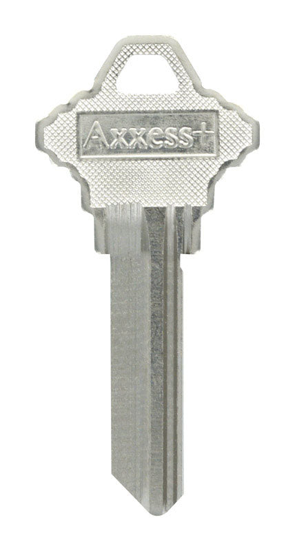 Set of four KEYKRAFTER #59 brass keys by Emery Jensen, showing detailed key blades and heads for secure locking.