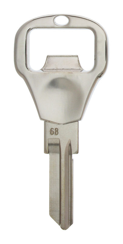 Set of four Emery Jensen bottle opener keys, specialty keys with keyring attachment, designed for opening bottles easily.