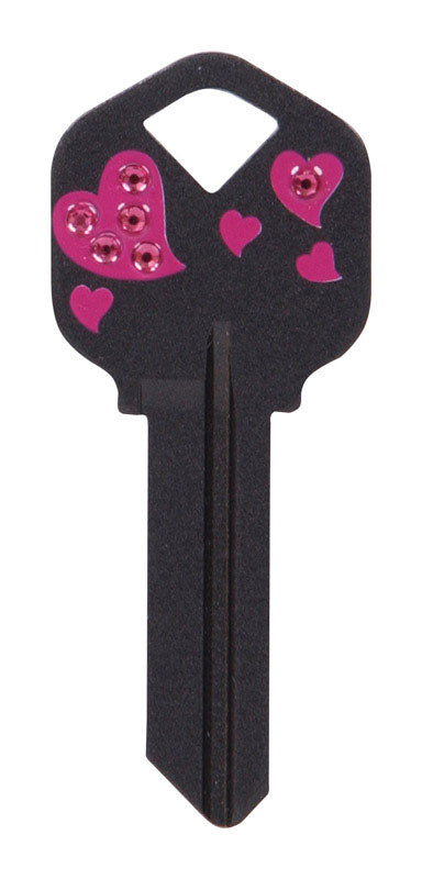 Six Emery Jensen DIVA-66-KW1-TAIL HEART painted sports cylinders arranged in a pack, featuring a sleek design with vibrant colors.