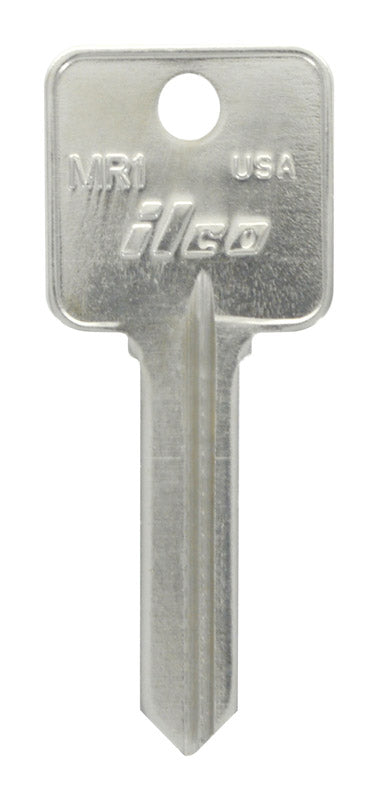 Set of four Emery Jensen Keykrafters #260 brass keys, featuring durable brass construction and key cuts for secure locking.