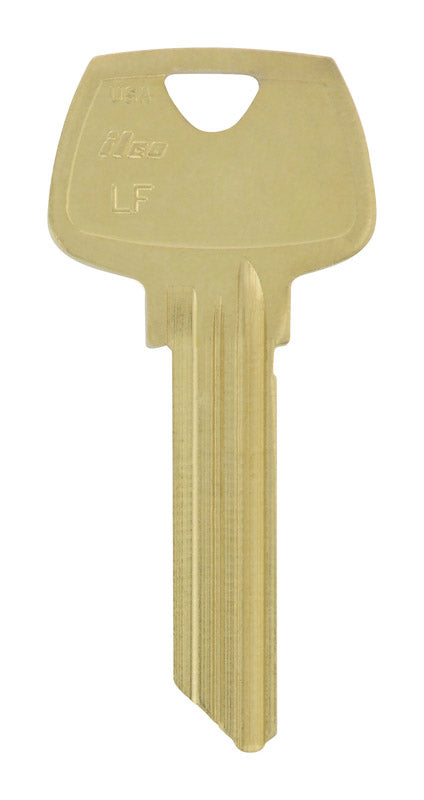 Set of four KEYKRAFTER #245 brass keys by Emery Jensen, featuring durable brass construction for secure locking solutions.