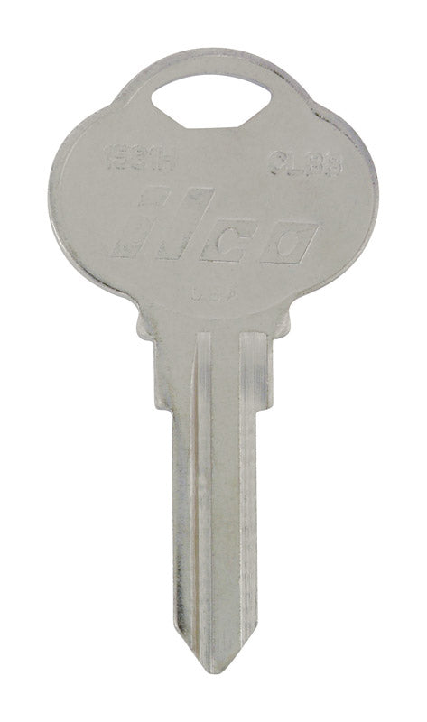 Pack of four KEYKRAFTER #190 brass keys from Emery Jensen, featuring durable brass construction and key cutting details.