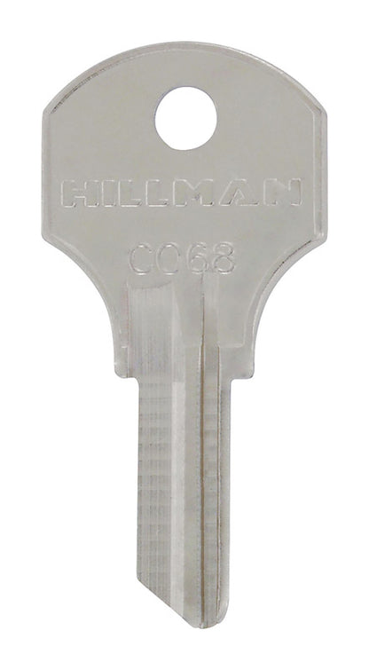 Pack of four KEYKRAFTER #158 brass keys by Emery Jensen, featuring durable brass construction and key blade details.