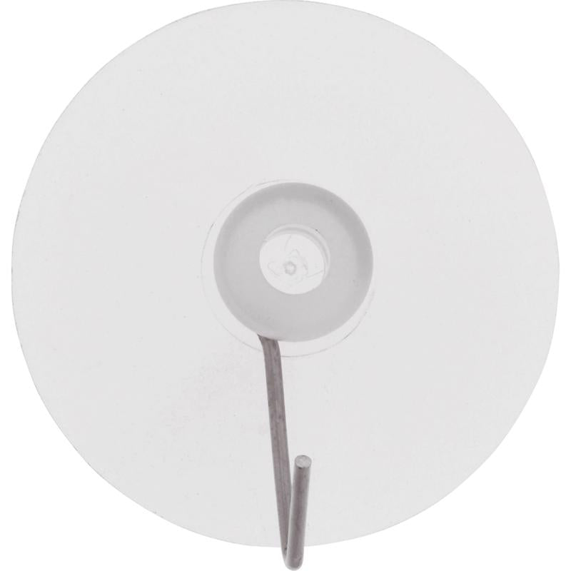 Pack of 30 Emery Jensen large suction cup hooks and clips for secure mounting on smooth surfaces.