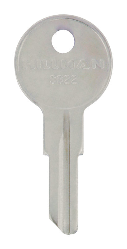 Set of 10 Emery Jensen CG-22 Chicago Key Bl cylinder locks with key blanks and keyway details.