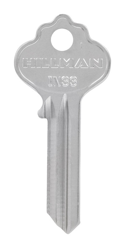 KEY BLANK IN-33 BRASS - Pack of 10