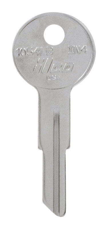 Set of 10 Emery Jensen IN-4 independent cylinder keys, showing metal keys with cut patterns for locking systems.