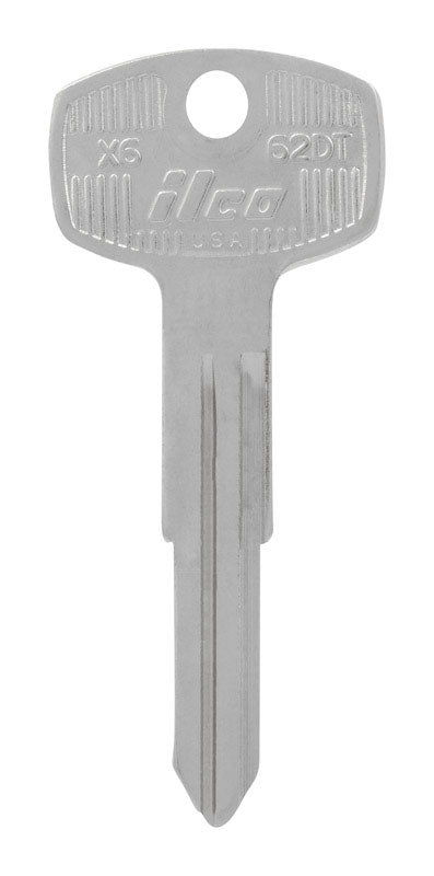 Pack of 10 black Subaru SR-3 key blanks from Emery Jensen, suitable for foreign auto key replacement.