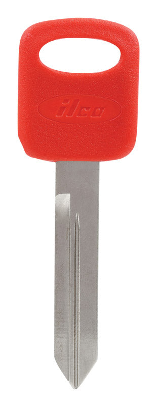 Set of five Emery Jensen H-75 red color heads with cylinder painted sports T shape, shown in a close-up image.