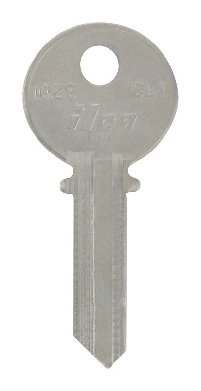 Set of 10 Emery Jensen CL-1 Clinton key blanks, cylinder keys with durable metal construction, shown in a close-up image.