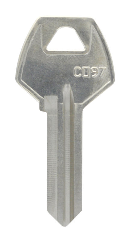 Set of 10 Emery Jensen CO-97 CORBIN KEY BL cylinder keys, compact and durable for lock installation and replacement.